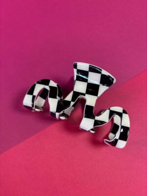 Checkerboard Claw Clip - Image 2