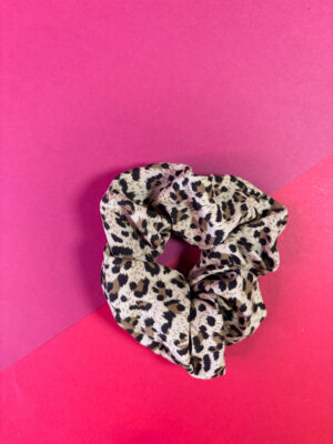 Black & Leopard Scrunchie - Image 2