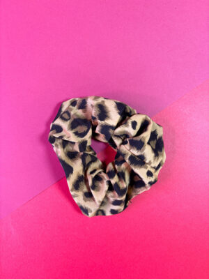 Black & Leopard Scrunchie - Image 4