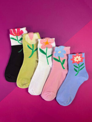Kids Flower Ankle Socks