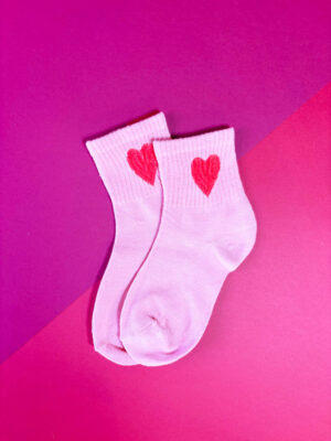 Kids Heart Sports Style Tube Socks - Image 3