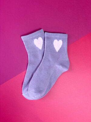 Kids Heart Sports Style Tube Socks - Image 2