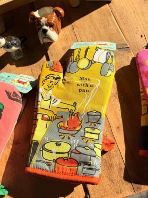 Man With A Pan Oven Mitt