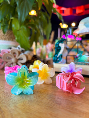 Small Hibiscus Flower Hair Clip