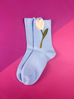 Tulip Pastel Crew Socks - Image 6