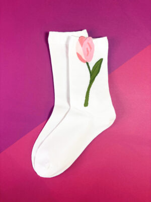 Tulip Pastel Crew Socks - Image 2