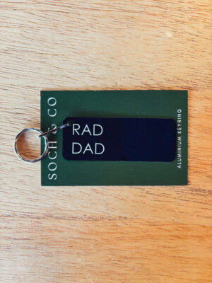 Rad Dad Aluminium Keyring