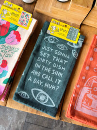 Just Gonna Set That Dirty Dish In The Sink And Call It A Day, Huh? Tea Towel