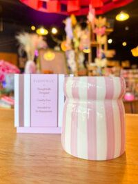 Cabana Grecian Sands Hand Painted Ceramic Scented Candle