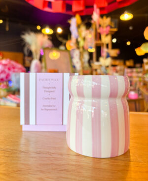 Cabana Grecian Sands Hand Painted Ceramic Scented Candle