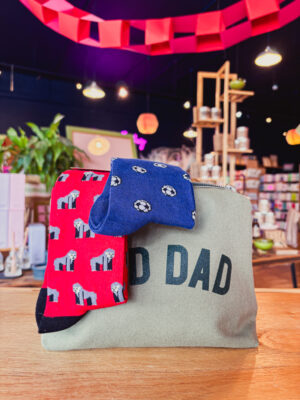 Men's Red Gorilla Bamboo Socks - Image 2