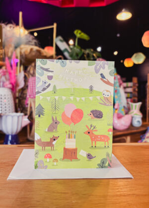 Woodland Creature Birthday Card