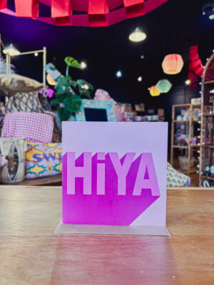Pink HiYA Card