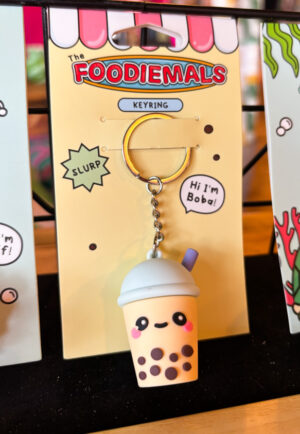 Bubble Tea 3D Foodiemals Keyring