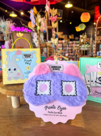 Purple Pasta Eyes Fluffy Eye Mask