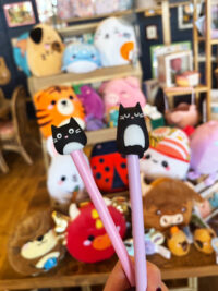 Feline Fine Black Cat Fine Tip Pen