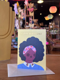 Happy Birthday Portrait Card