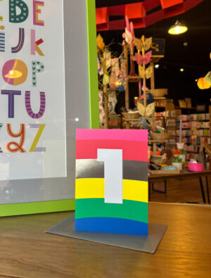 Rainbow Age 1 First Birthday Card