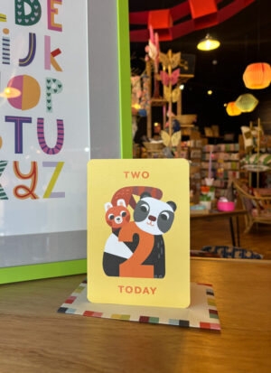 Panda Age 2 Birthday Card