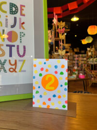 Spots Age 2 Birthday Card