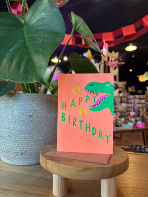Happy Birthday T-Rex Card
