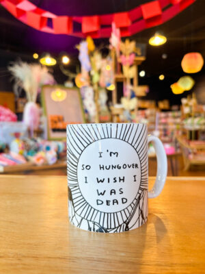 David Shrigley I'm So Hungover I Wish I was Dead Mug - Image 3