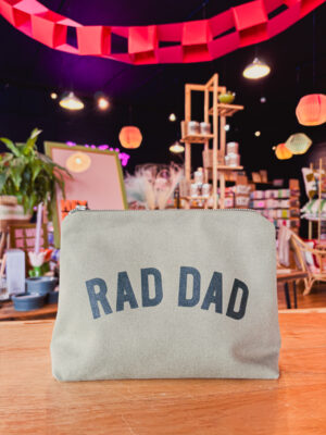 Olive Green Rad Dad Washbag