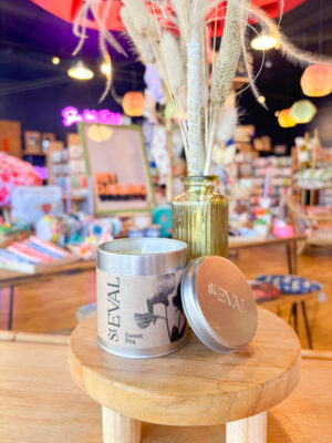 Sweet Pea Scented Tin Candle - Image 2