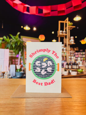 Shrimply The Best Dad Father's Day Card