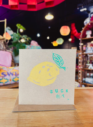Suck It Lemon Card