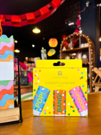 Mini Rainbow Confetti Cannons - 3 Pack