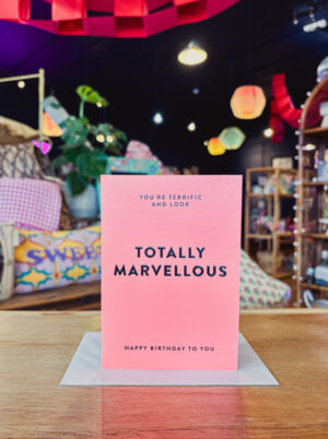 Totally Marvellous Birthday Card