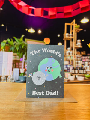 World's Best Dad Space Father's Day Card