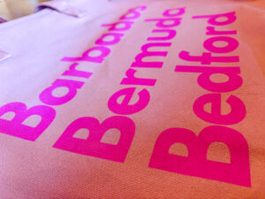 *Pre-Order* Barbados Bermuda Bedford Large Tote Bag - Pink - Image 2