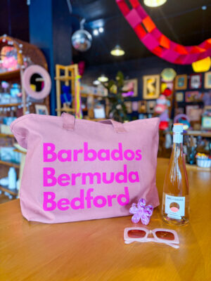 *Pre-Order* Barbados Bermuda Bedford Large Tote Bag - Pink - Image 5