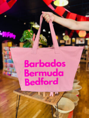*Pre-Order* Barbados Bermuda Bedford Large Tote Bag - Pink - Image 8