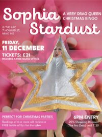 Christmas Drag Queen Bingo - With Sophia Stardust