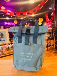 Barbados Bermuda Bedford Backpack - Green with Green Lettering